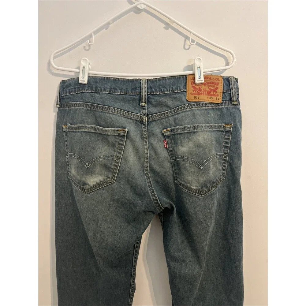 Levi's Men's Jeans 511'‎ W33 L34 Distressed